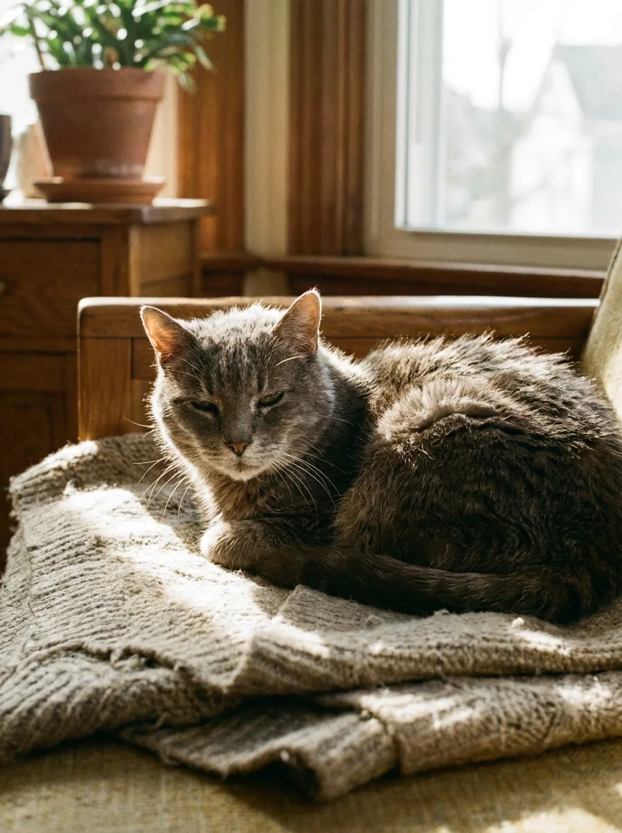 The senior cat care guide cover